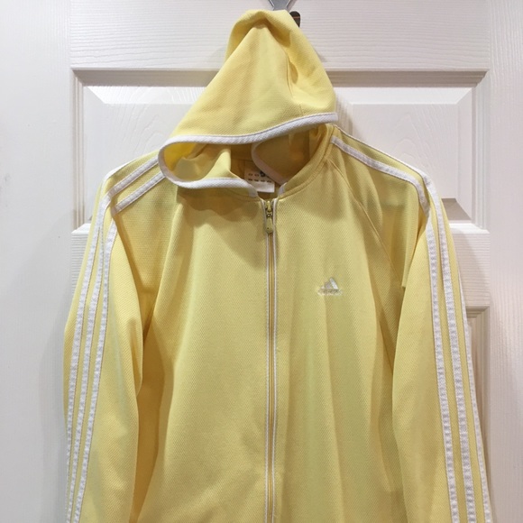 adidas Jackets & Blazers - Adidas Pale Yellow Jacket